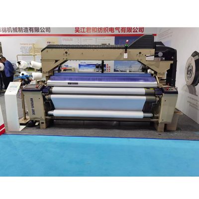 Velocidad de vertimiento del agua de la leva de alta densidad de Jet Looms Weaving el 170cm