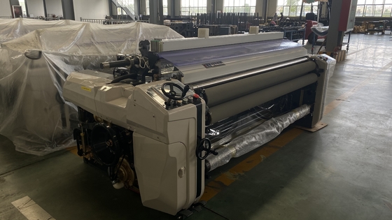 Tela circular de la deformación de Jet Loom Small Weaving Machine del aire del haz del dril de algodón que hace punto