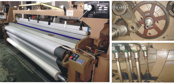 Agua doble Jet Power Loom With Crank de la boca/vertimiento de la leva/del Dobby
